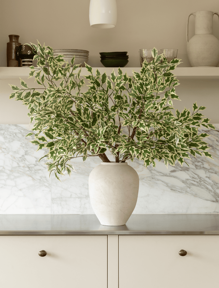 Faux Oversized Ficus Anastasia Branch (2 Branches)