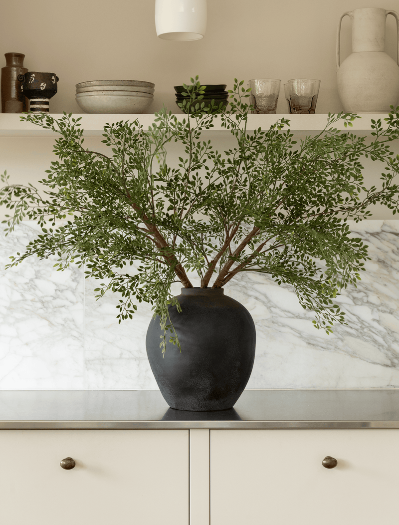 Faux Oversized Ruscus Branch (2 Branches) – contempee