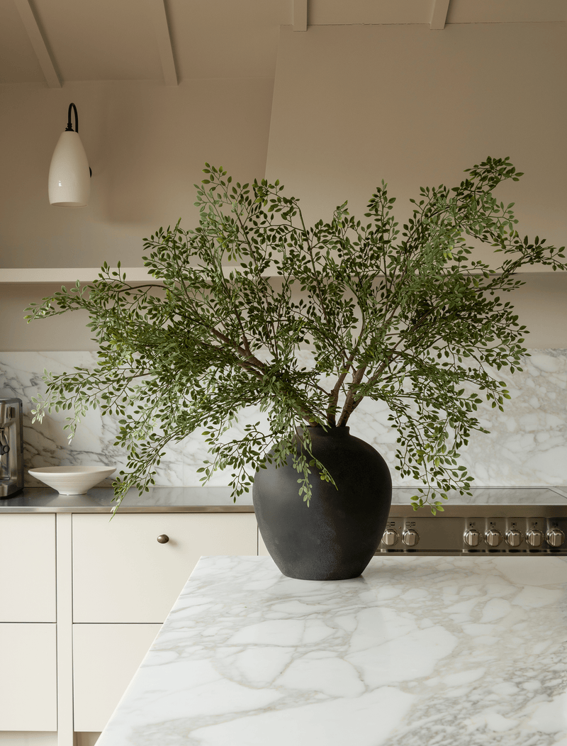 Faux Oversized Ruscus Branch (2 Branches) – contempee