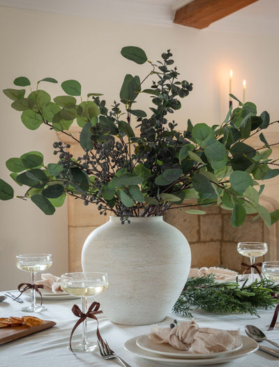 Faux Arrangement - Eucalyptus and Blue Berry
