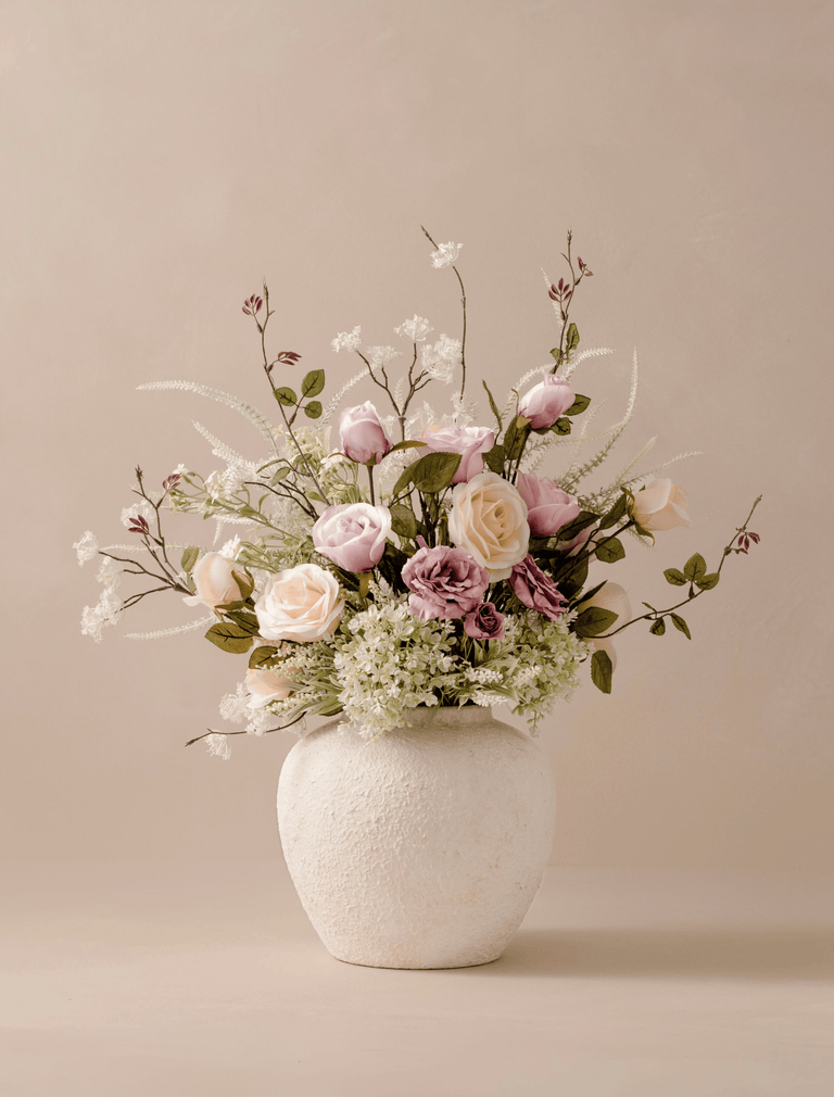 Faux Arrangement - Blush Rose
