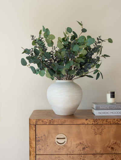 Faux Arrangement - Eucalyptus and Blue Berry