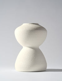 Laila Vase - Textured White