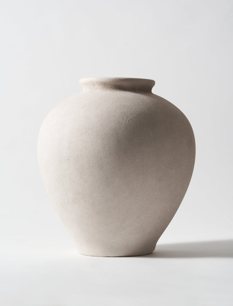 Mila Ceramic Vase - Stone