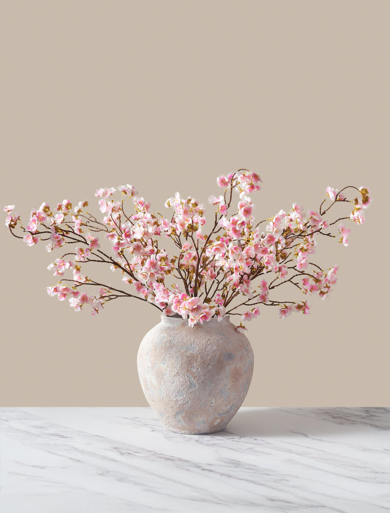 Faux Blossom - Soft Pink (6 Stems)