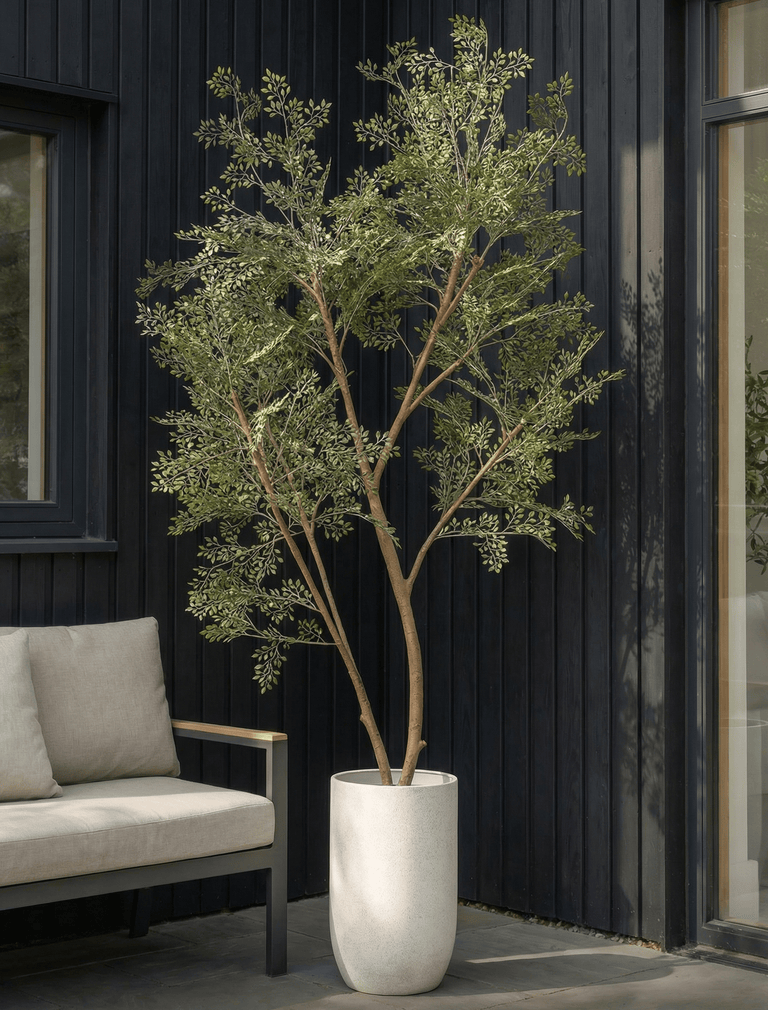ruscus plant indoor Faux Ruscus Tree (Indoor or Outdoor) 185cm / 6ft 1in