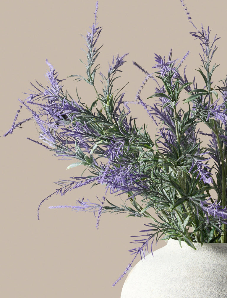 fake lavender plant Faux Lavender (5 Stems) – contempee