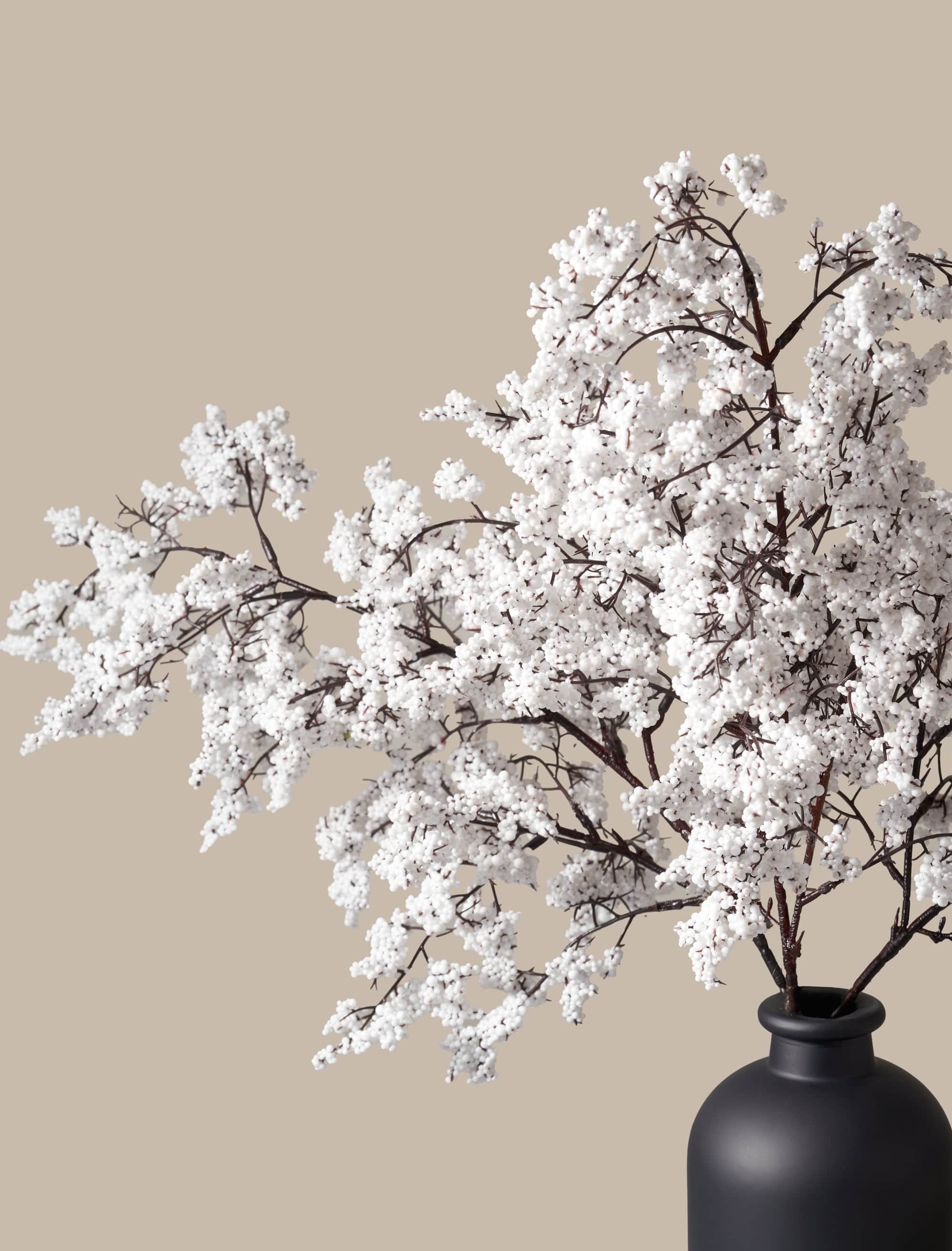 Faux Berry Spray - Winter White (3 Stems) – contempee