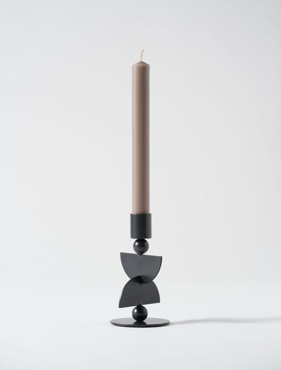 Abstract Candle Holder - Black