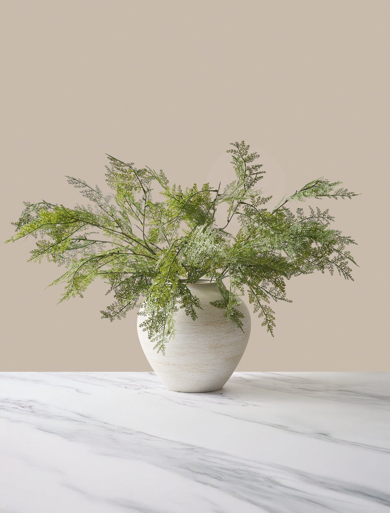 Faux Arrangement - Winter Fern Stems (5 Stems)