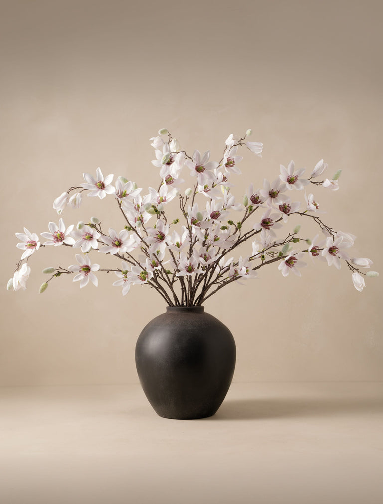 Faux Tall Magnolia - White (8 stems)