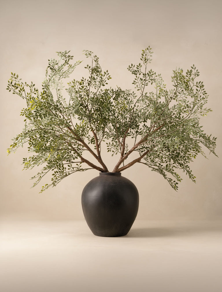 Faux Oversized Ruscus Branch (2 Branches)