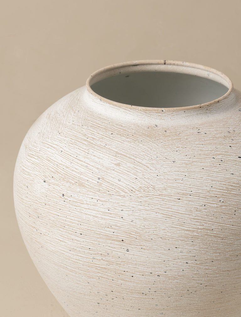 Arina Vase - Brushed white