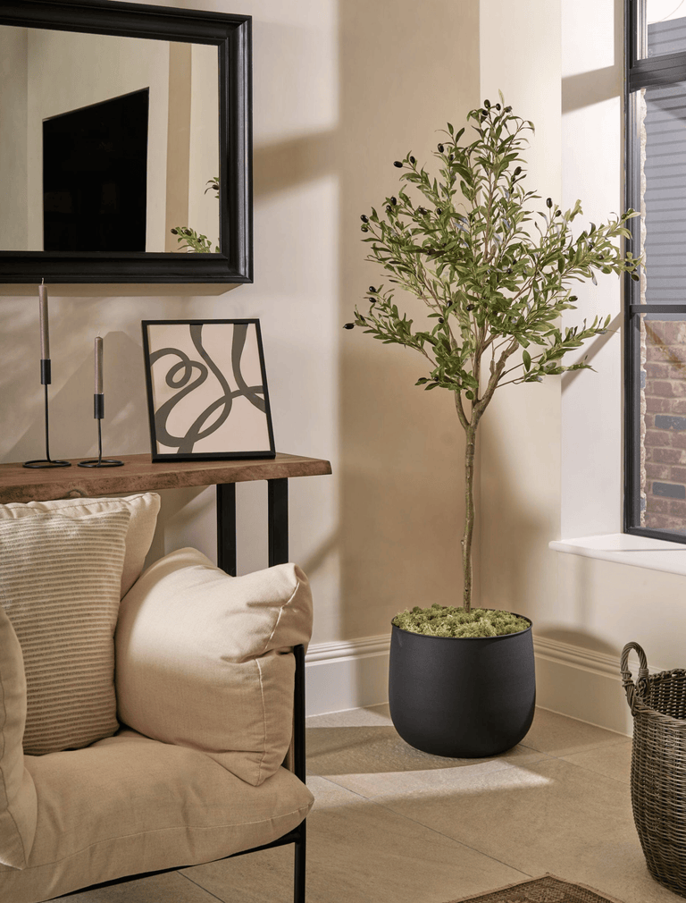 indoor olive tree planter Faux Olive Tree 160cm / 5ft 2"