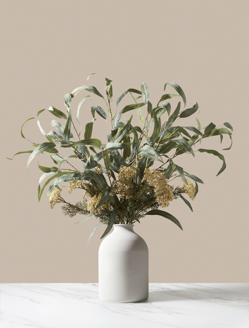 Faux Arrangement - Willow Eucalyptus & Sage Berry