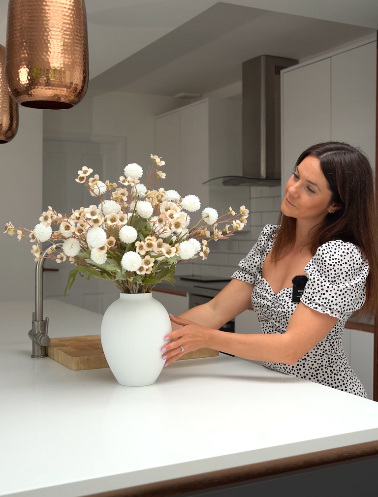 Faux Arrangement - Wax Ivory