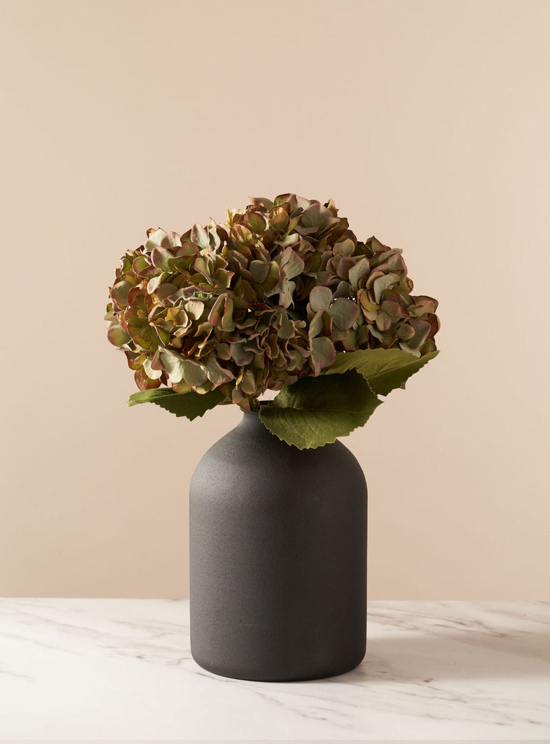 Faux Hydrangea Bouquet - Green