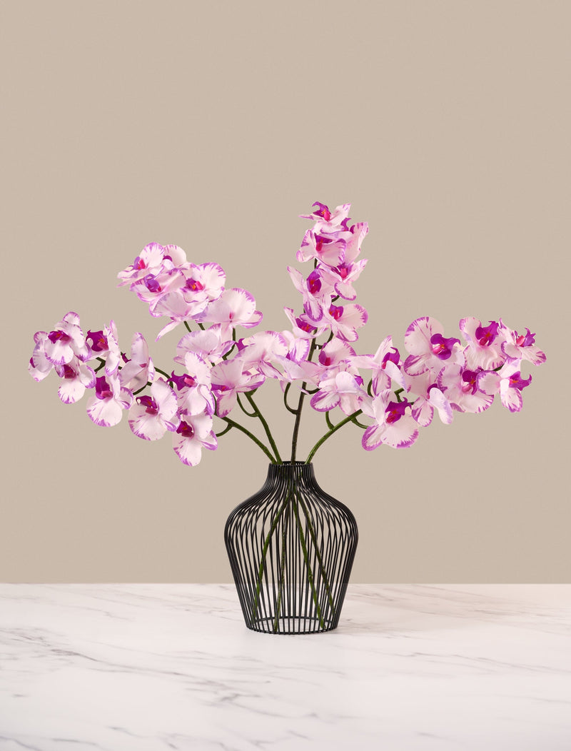 Faux Orchid - Freckled Pink (4 stems)