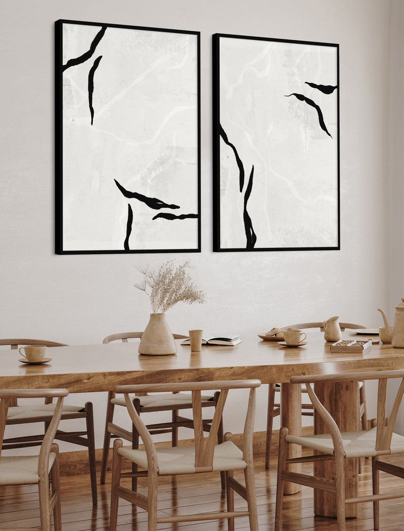 Framed Canvas - Japandi Inspired No1