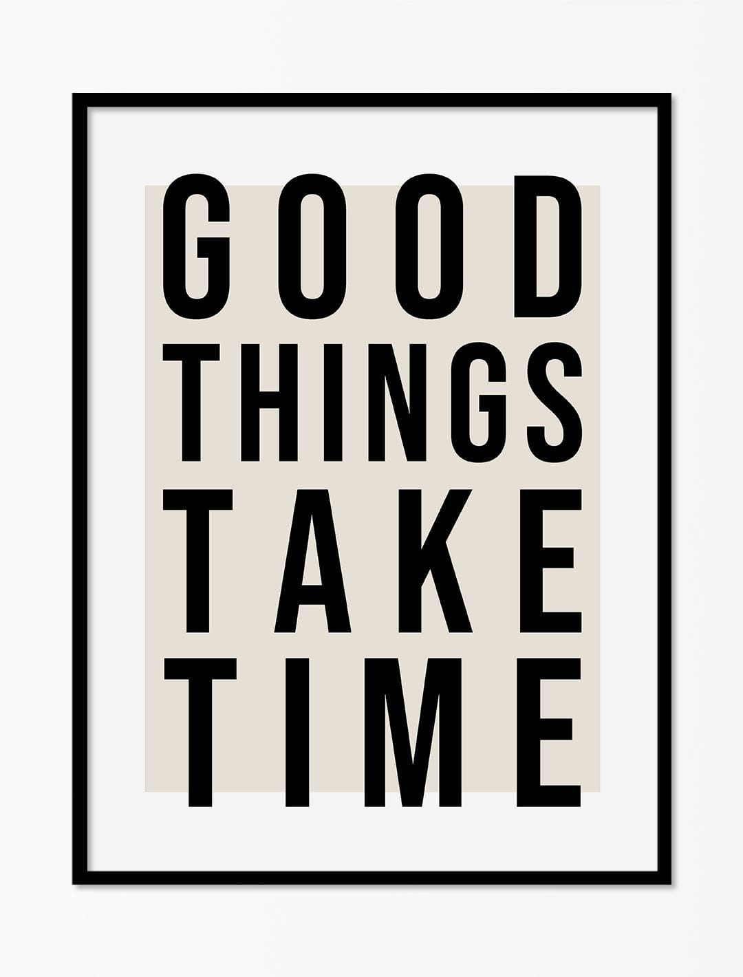 'Good Things Take Time' – contempee