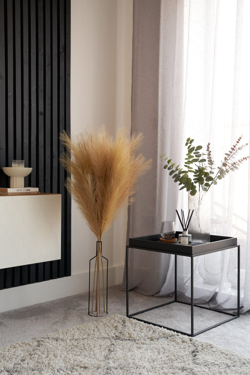 Tall Faux Pampas Grass - Brown - contempee